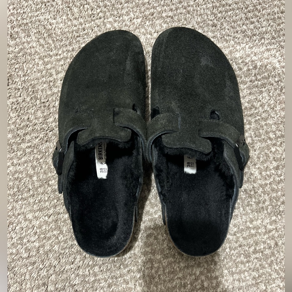 Birkenstock Boston shearling clogs